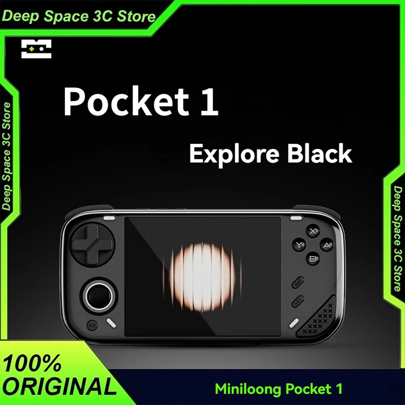 Портативная игровая консоль MINILOONG POCKET 1 Modular Retro с 4-дюймовым IPS-экраном 4:3, RGB-джойстиком Hall, ОС LOONG с открытым исходным кодом, OTA, 4000 мАч, эмулятор