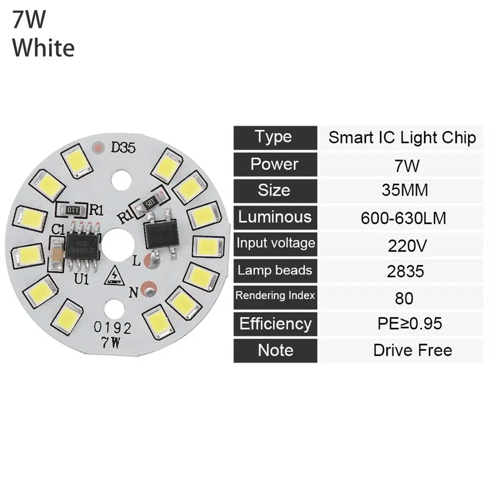 

DIY Outdoor Floodlight Spotlight Small Light Chip LED Bulb Lamp IC LED Bean SMD2835
