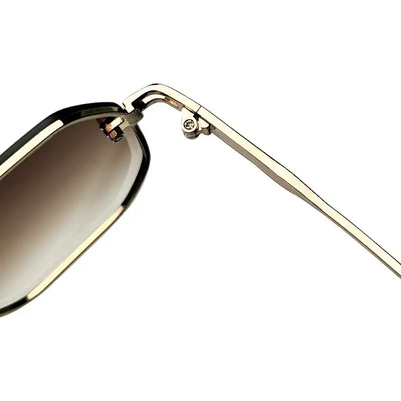 Raute neue Polygon Metallrahmen Herren Sonnenbrille Mode einfache Vintage Frauen Sonnenbrille UV400 Fahren Angeln das beste Geschenk – Detail 14