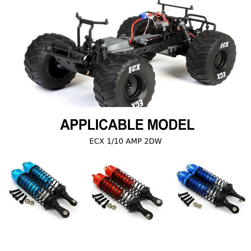 RCGOFOLLOW Aluminum Alloy Front Shock Absorber RC Upgrade Part Rc Front Shock Absorber For 1 10 ECX AMP RC Car Part