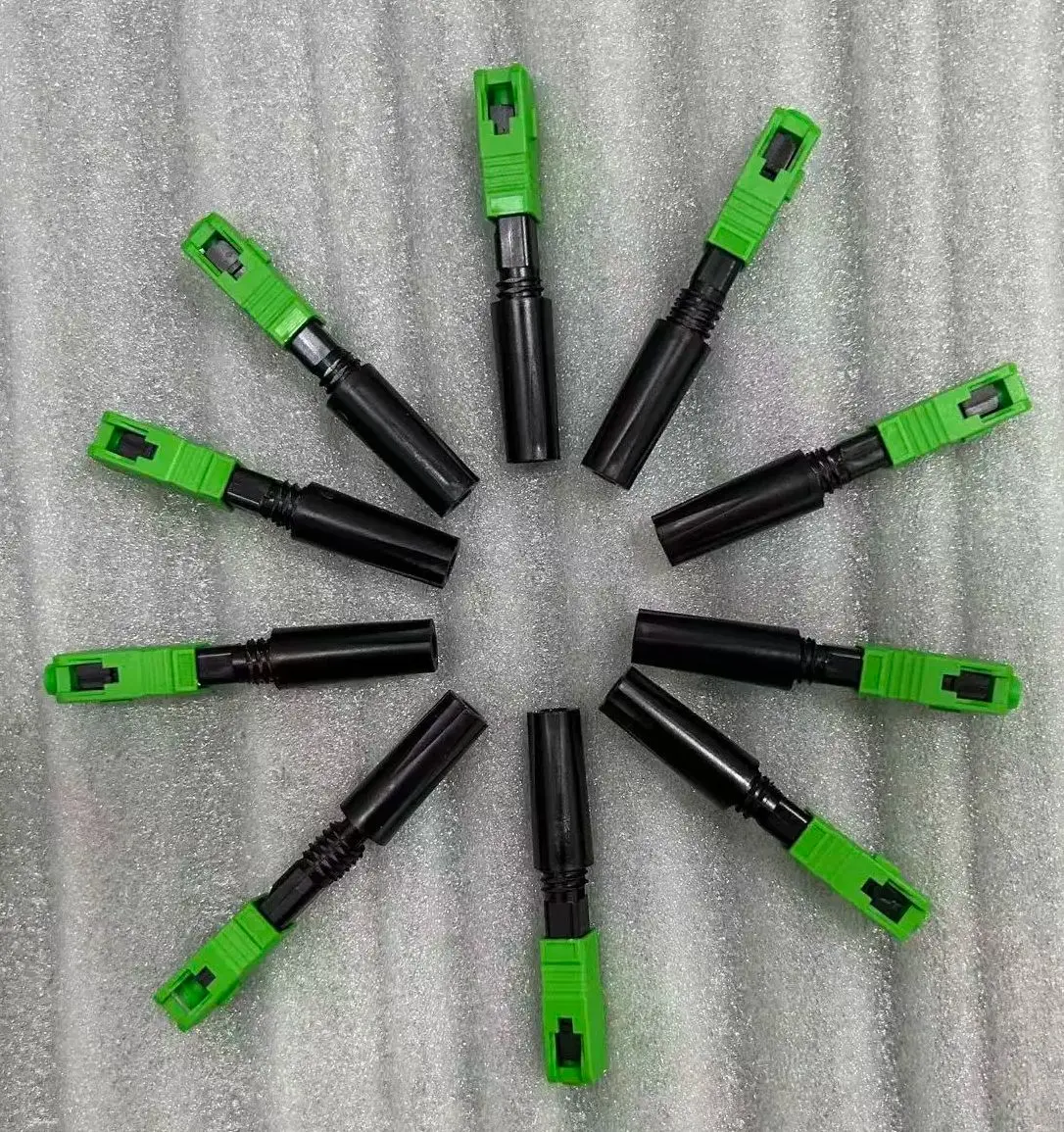 

New SC APC Fast Connector Embedded Connector FTTH Tool Cold Fiber Fast Connector SC Fiber Optic Connector