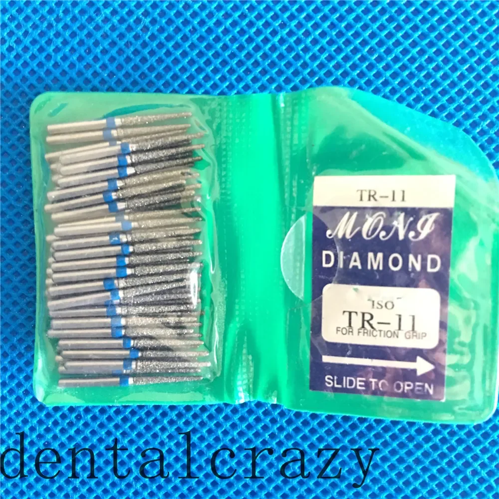 

50pcs New Dental Diamond FG High Speed Burs TR series for Polishing Smoothing