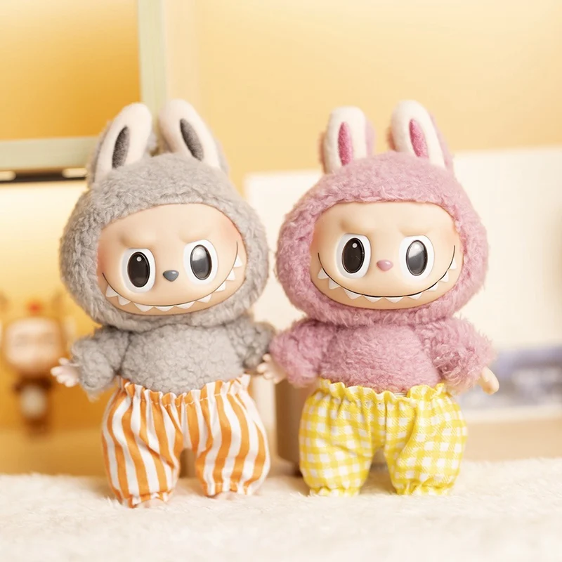 Cute Mini Plush Doll\'s Clothes Bloomers For 17cm Labubu Idol Dolls Trousers Mini Shorts Clothing DIY Kid Gift Dolls Accessories