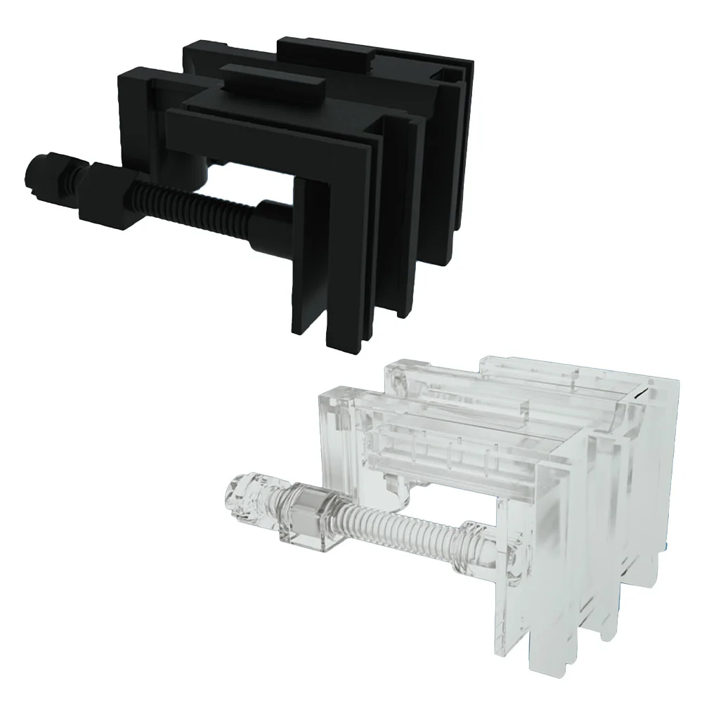 

2Pcs Clear Hose Clamp Fish Tank Clips Aquarium Pipe Fixator Water Tube Holder Durable Practical Stable Easy Install Save Space