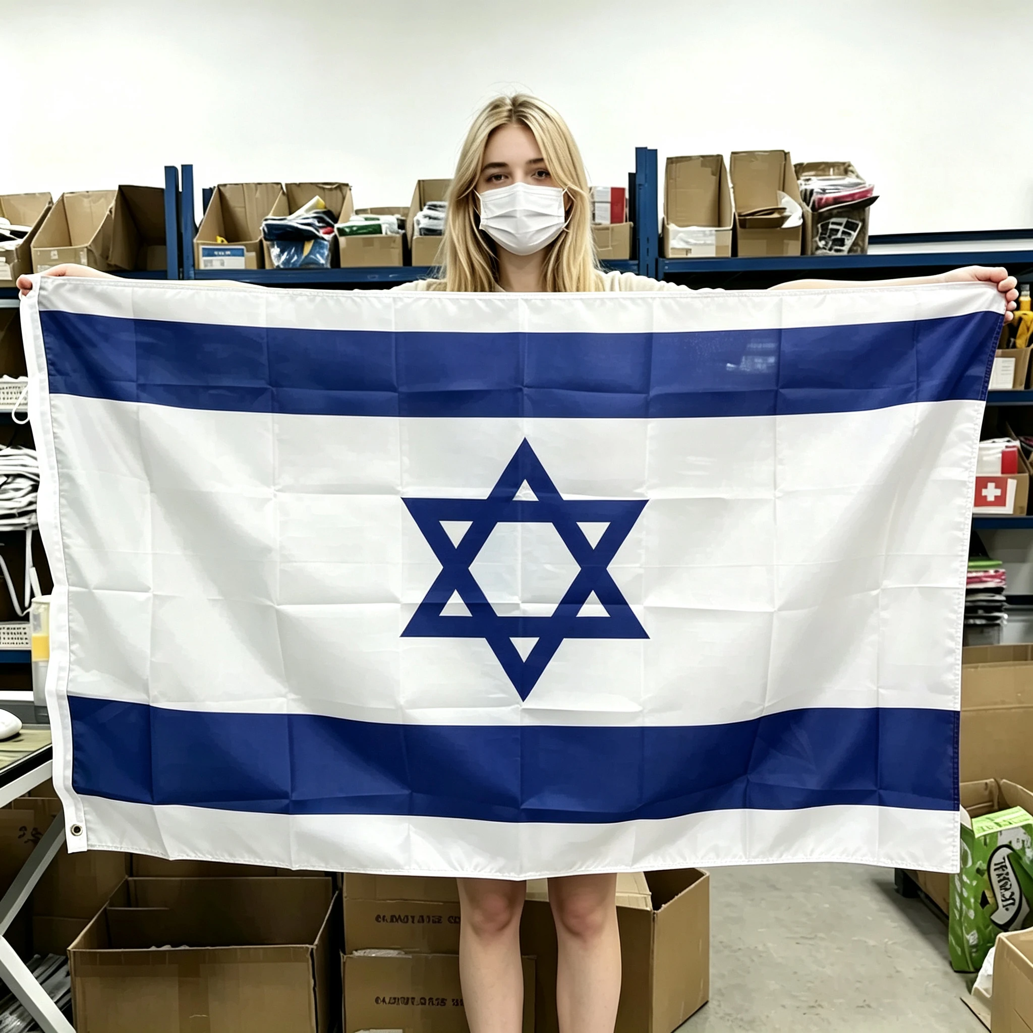 60x90cm 90x150cm 120x180cm Israel Flag Israeli National Tapestry Polyester Banner With Brass Grommets For Wall Decor