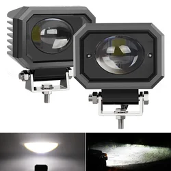 12D 4inch Led Work Light Spotlight 18000LM Work Light Pods Fog Lights for Motorcycles Truck 4x4 Off Road led bar