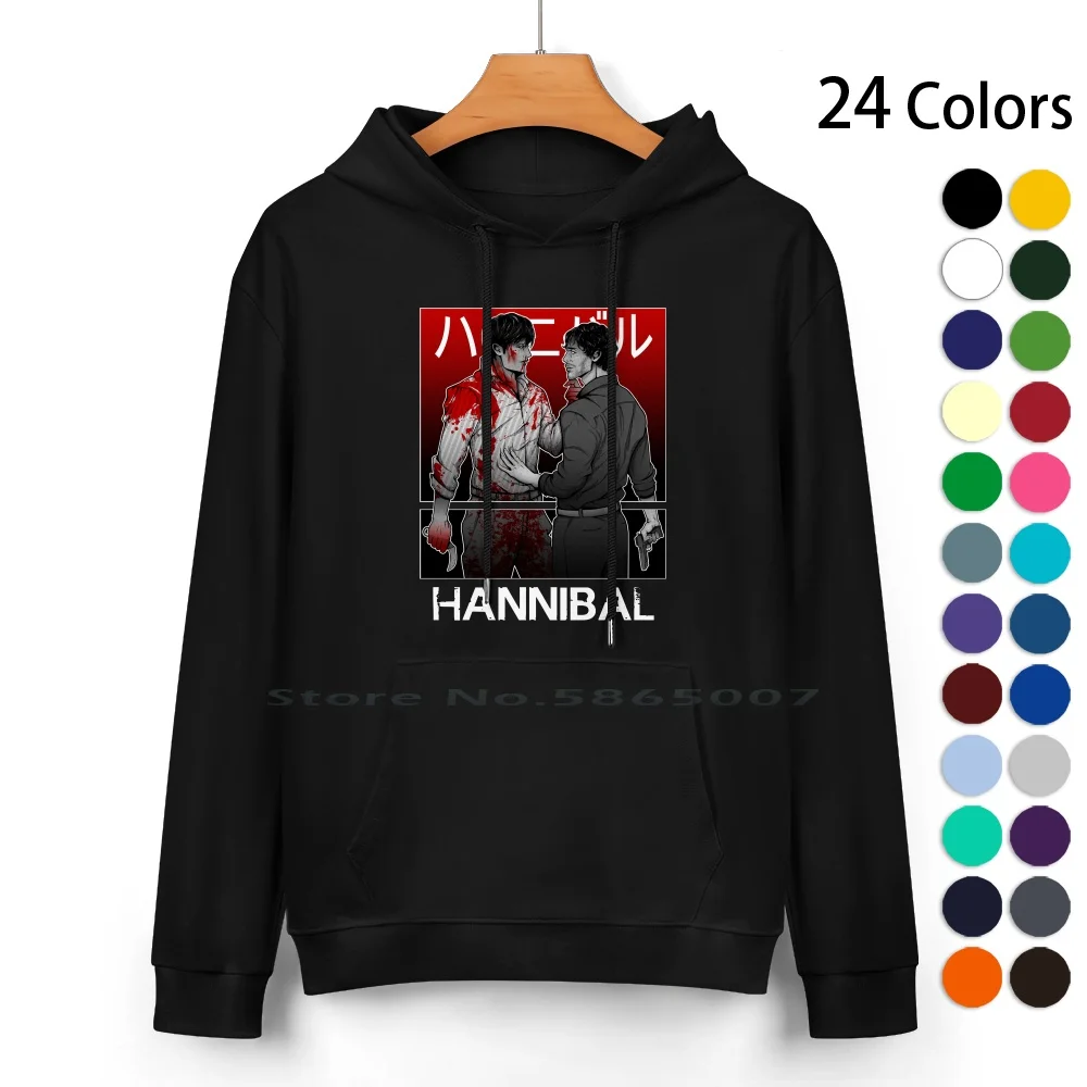 Mizumono-Hannibal Pure Cotton Hoodie Sweater 24 Colors Hannibal Lecter Will Hannigram Mizumono Mads Mikkelsen Hugh Dancy Stag