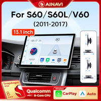 Ainavi 13.1 Inch For Volvo S60 S60L V60 2011 2013 2014 2015 2016 2017 Car Radio Wireless Carplay Android Auto Multimedia Player