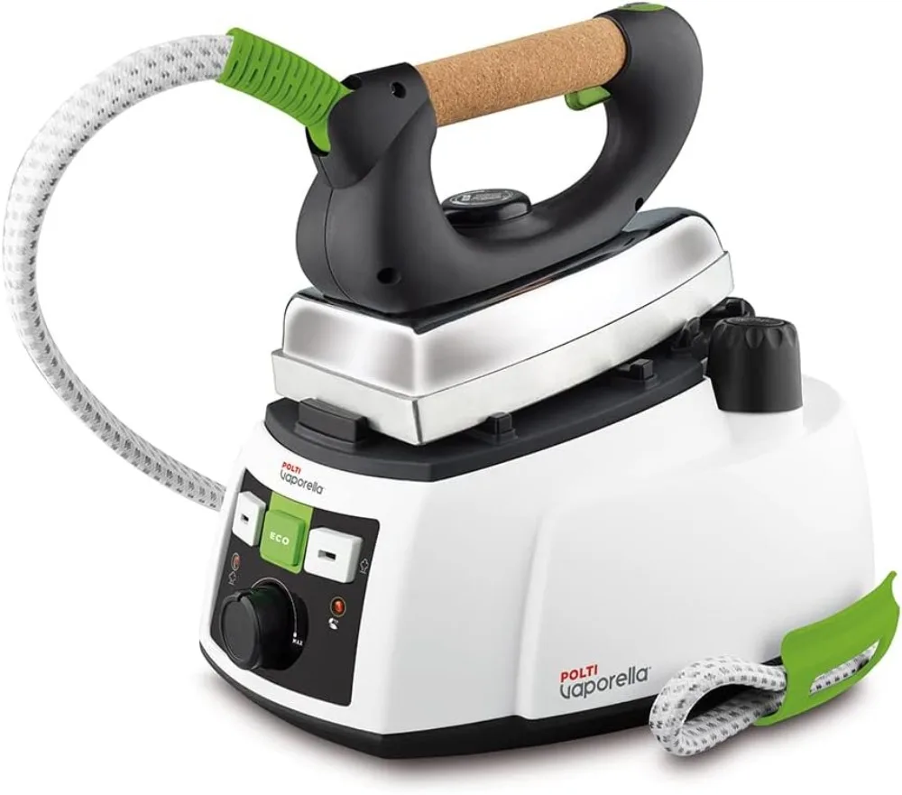 Polti Vaporella 535 Eco_Pro, plancha con caldera, tapón de seguridad, 4 barras, con función ECO, blanco