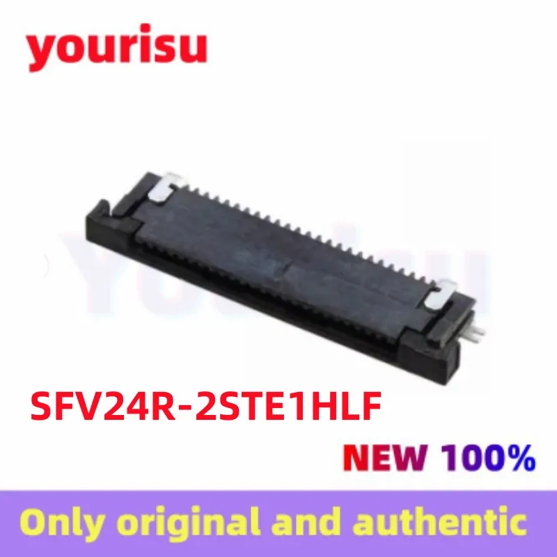 10Pcs/Lot SFV24R-2STE1HLF SFV24R-2 0.5mm spacing 24pin connection to FCI