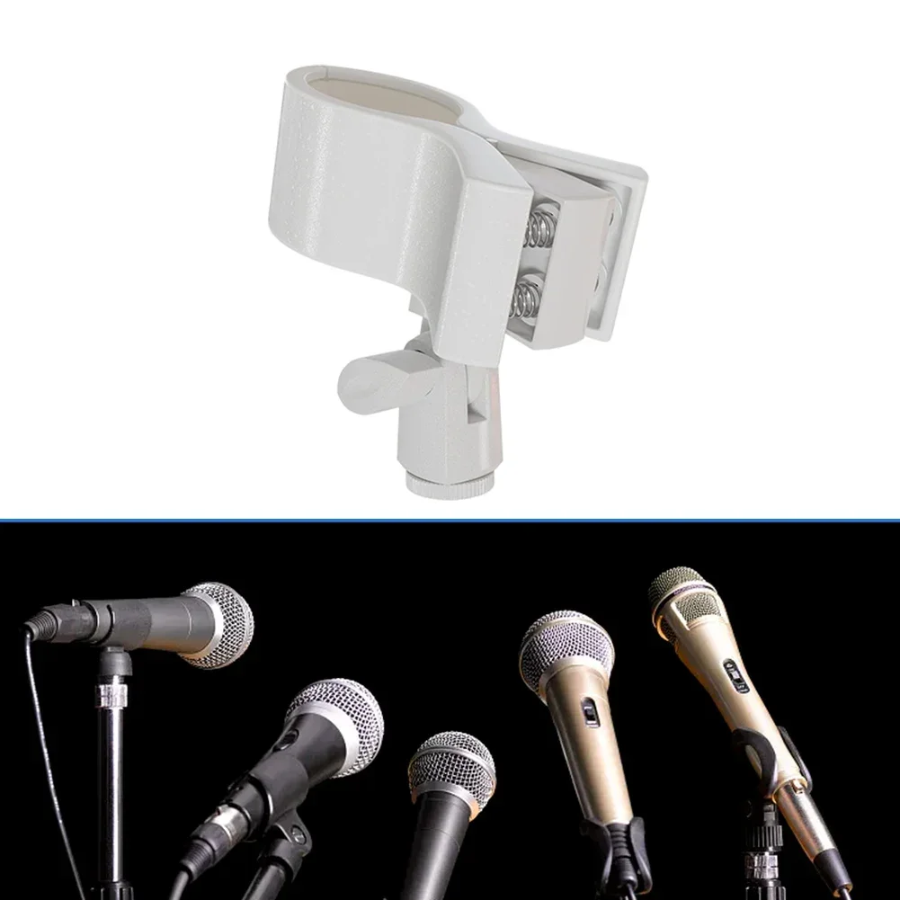

Wireless Wired Quick Release Mount Adapter Stand Replacement Large Microphone Clip Clamp Holder With 3/8 Adapter For 3.2-6CM Mic