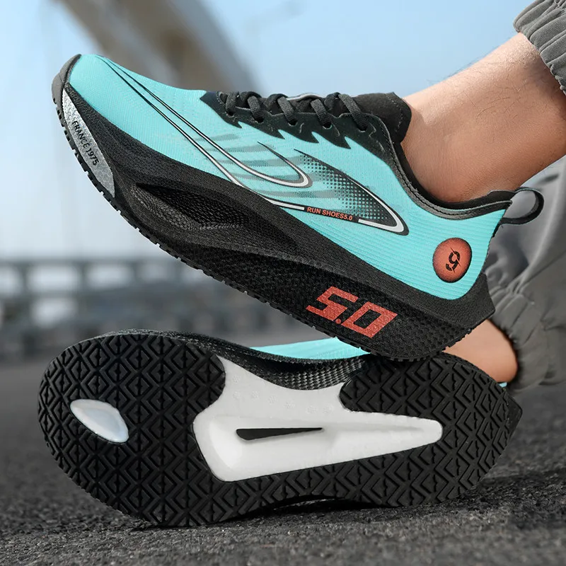 

Men's Summer Ultra-light Breathable Running oes ZigJing 3 Marathon Racing oes o Absorption Side Body Sports oes