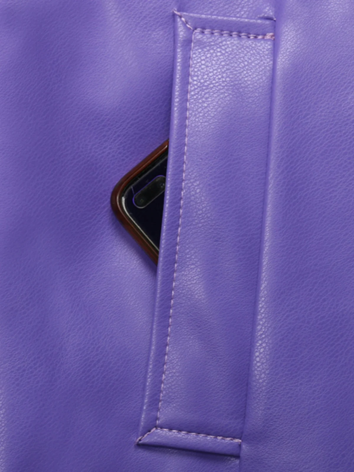 ネラッズーリ パープル PU レザー コート レディース ロング ベルト付き スレ ファッショナブル 通勤 ウインドブレーカー ハイエンド感覚 新品