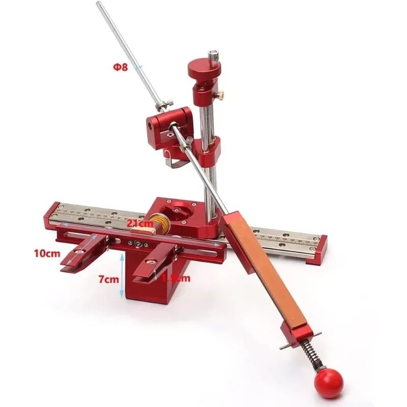 

Профессиональная точилка для ножей с 6 точильными камнями, фиксированный угол, высокая предварительность, 360 градусов ° Регулируемый угол переворачивания