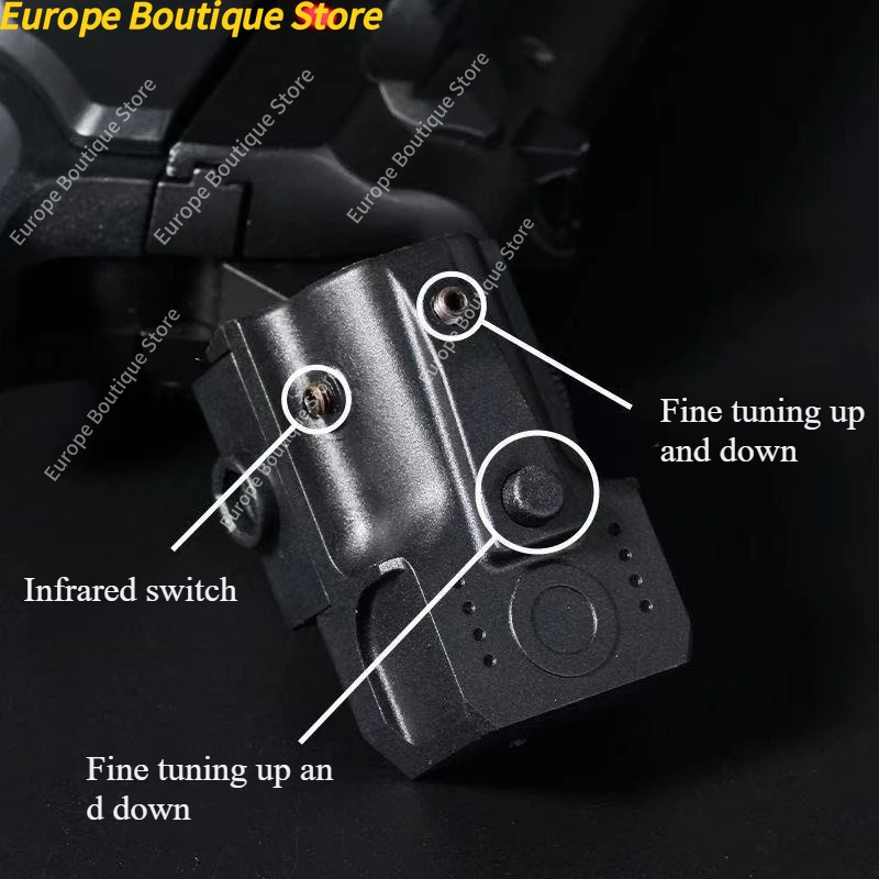 2026 LG02 أسفل شنت الأشعة تحت الحمراء جديد محول قابل للتعديل 20 مللي متر السكك الحديدية الليزر المحمولة الليزر الأحمر L3-g النايلون #2