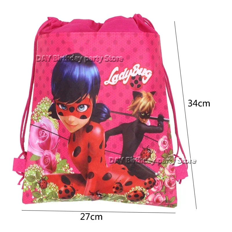 Christmas Gift Wrapping Bags Cartoon Creative New Anime Backpack Lady Girl Handheld Kraft Paper Bags Birthday Party Gift Bags