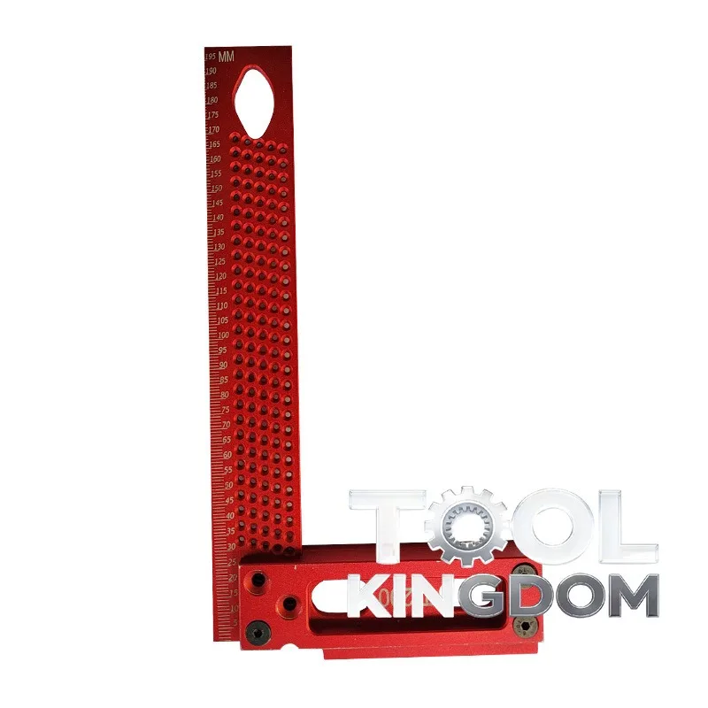 

L-образная линейка-зажим для деревообработки, измерительный инструмент, L-образная разметочная линейка из алюминиевого сплава для деревообработки