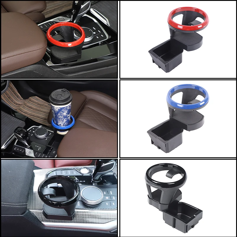 

For BMW X3 X3M X4 X4M X6 X6M X5 X5M X7 XM 2020-2025 LHD Car Central Gear Storage Box Expands Water Cup Holder Replacement Parts