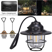 LED Camping Lantern 1200mAh 4 Lighting Modes Portable Tent Lighting for Hiking Fishing Outdoor Stepless Dimming Emergency Lamp