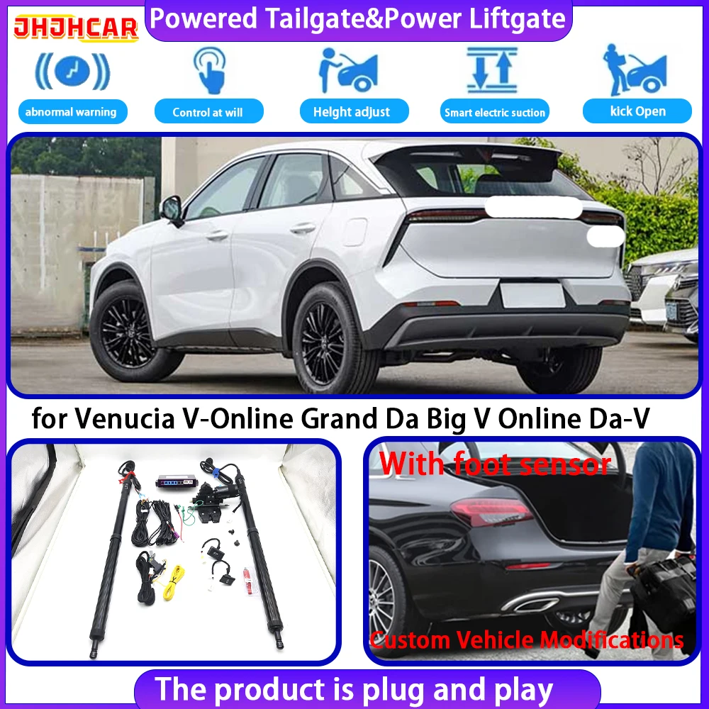 JHJHCAR for Venucia V-Online Grand Da Big V Online Da-V Smart Automatic Electric Powered Tailgate Power Liftgate Tailgate System