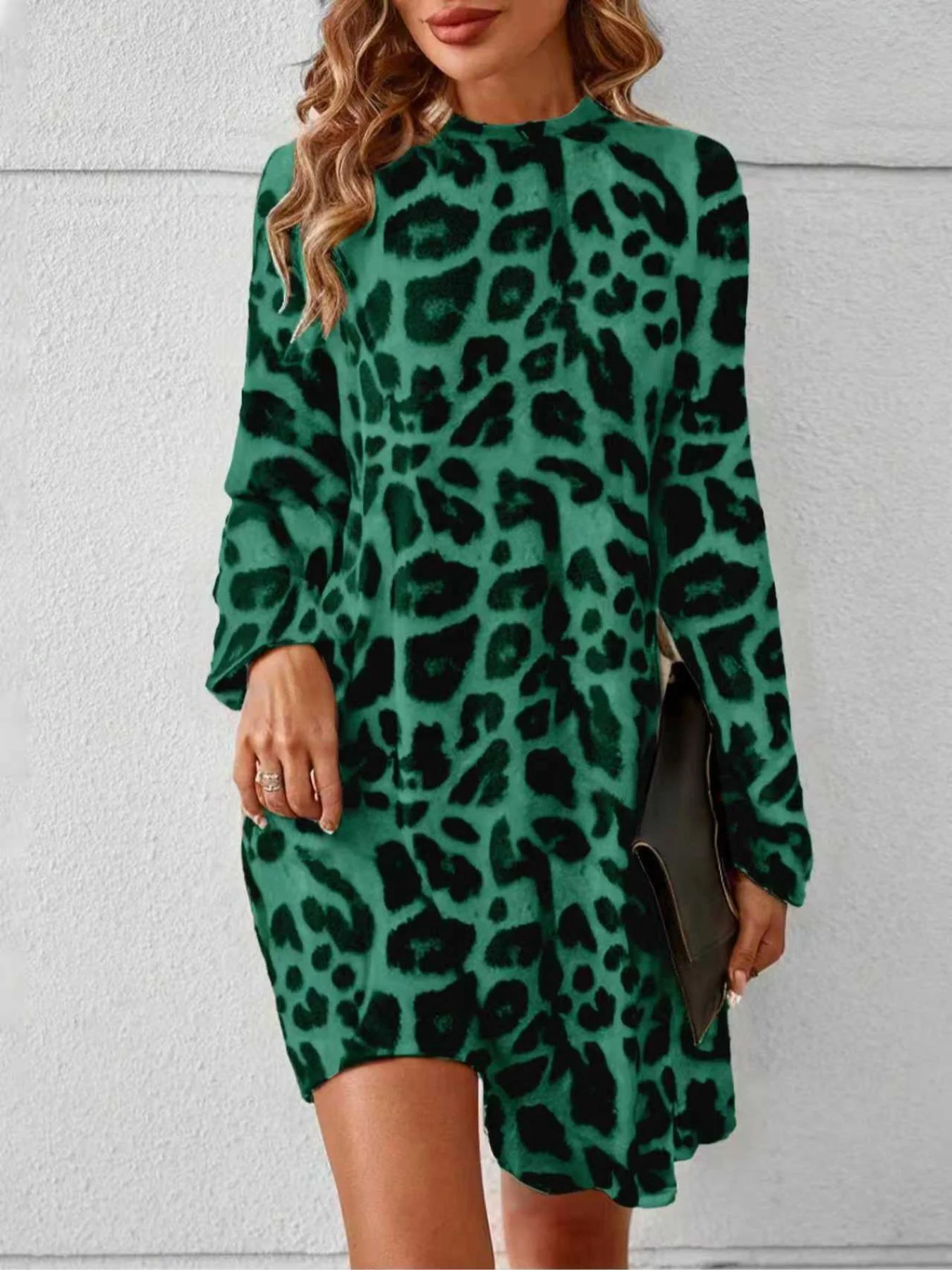 Vestido feminino elegante, design elegante, perfeito para várias ocasiões, tecido de alta qualidade, peça de moda moderna