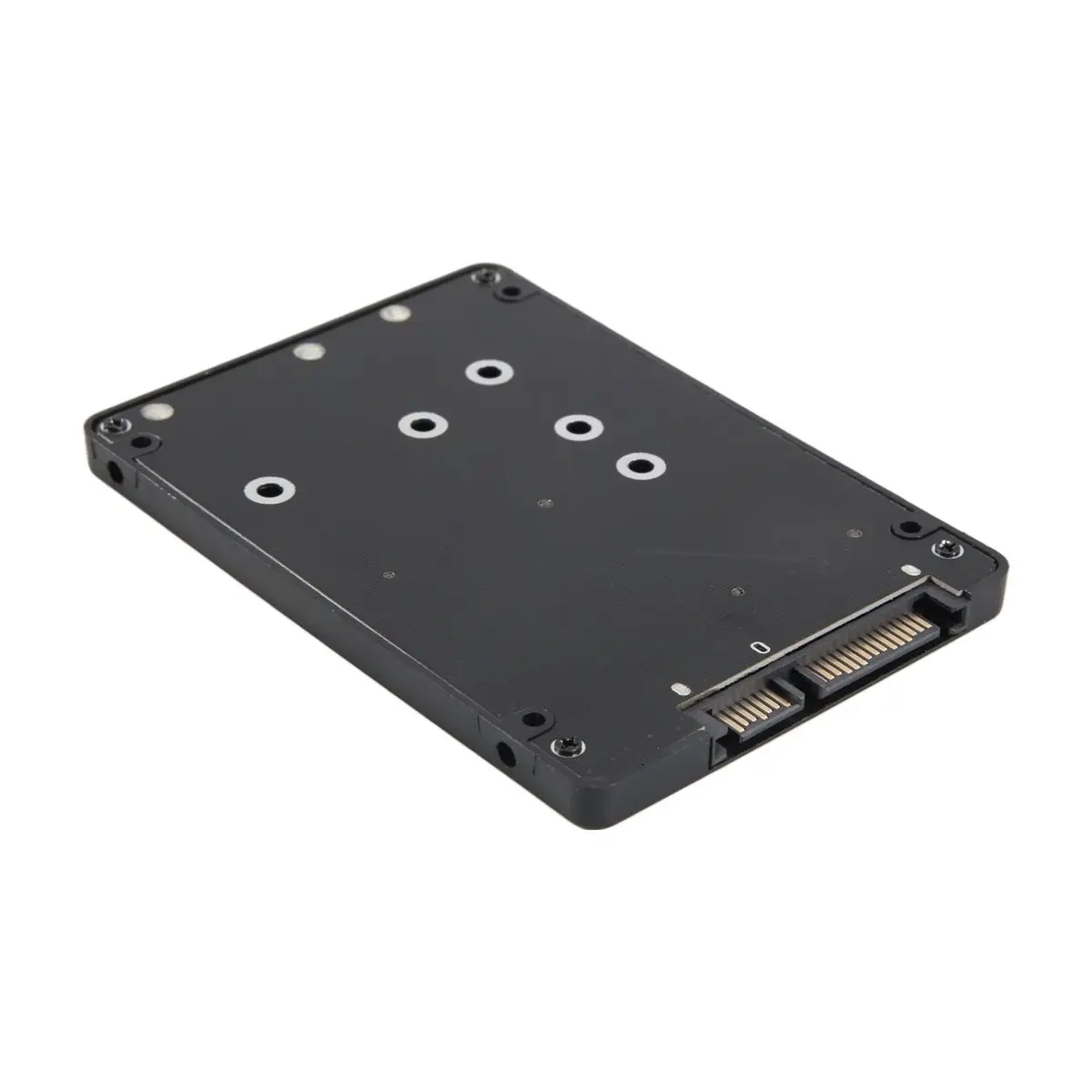 A59E 2 in 1 Combine M.2 NGFF Key B & MSATA SSD to 2.5 SATA3 Adapter with Plastic Enclosure SSD Case Box view 3