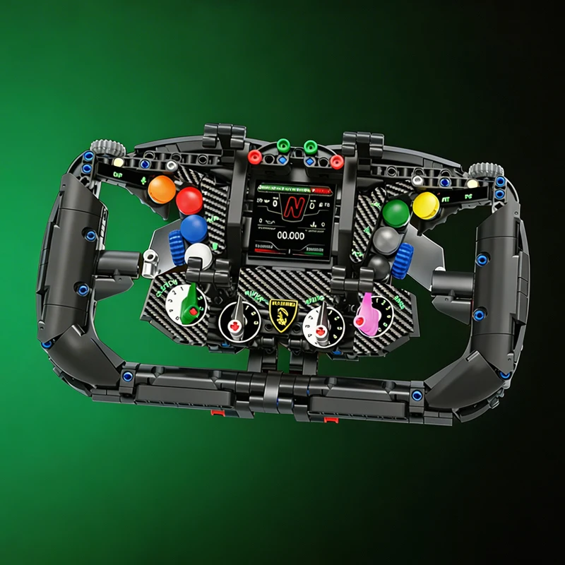 Technische blokken Formule Raceauto Stuurwiel Creatief MOC Bouwspeelgoed Verjaardagscadeaus voor kinderen Jongens Volwassenen 800+ stukjes