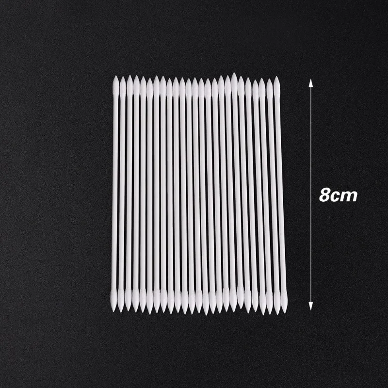 100-10 قطعة خالية من الغبار المتاح تنظيف مسحة القطن عصا ل AirPods سماعة سماعة لوحة المفاتيح الهاتف تهمة ميناء أداة تنظيف #5