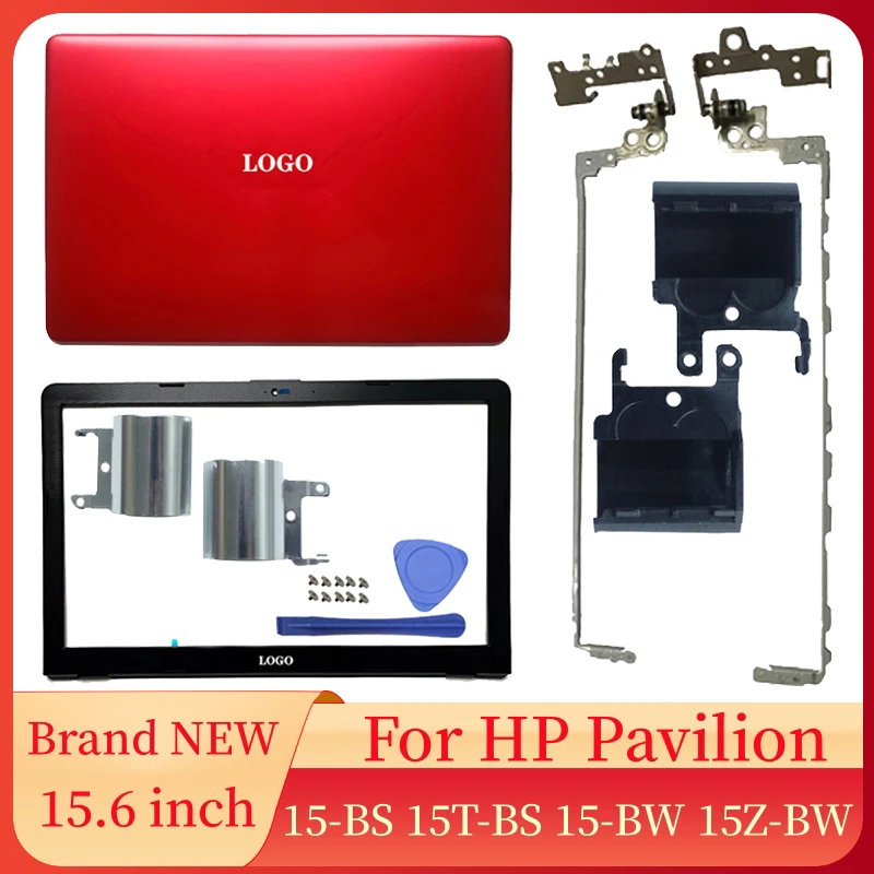 

NEW Laptop For HP Pavilion 15-BS 15T-BS 15-BW 15Z-BW Case LCD Back Cover/Front Bezel/Hinges/Hinges Cover 924899-001 Red