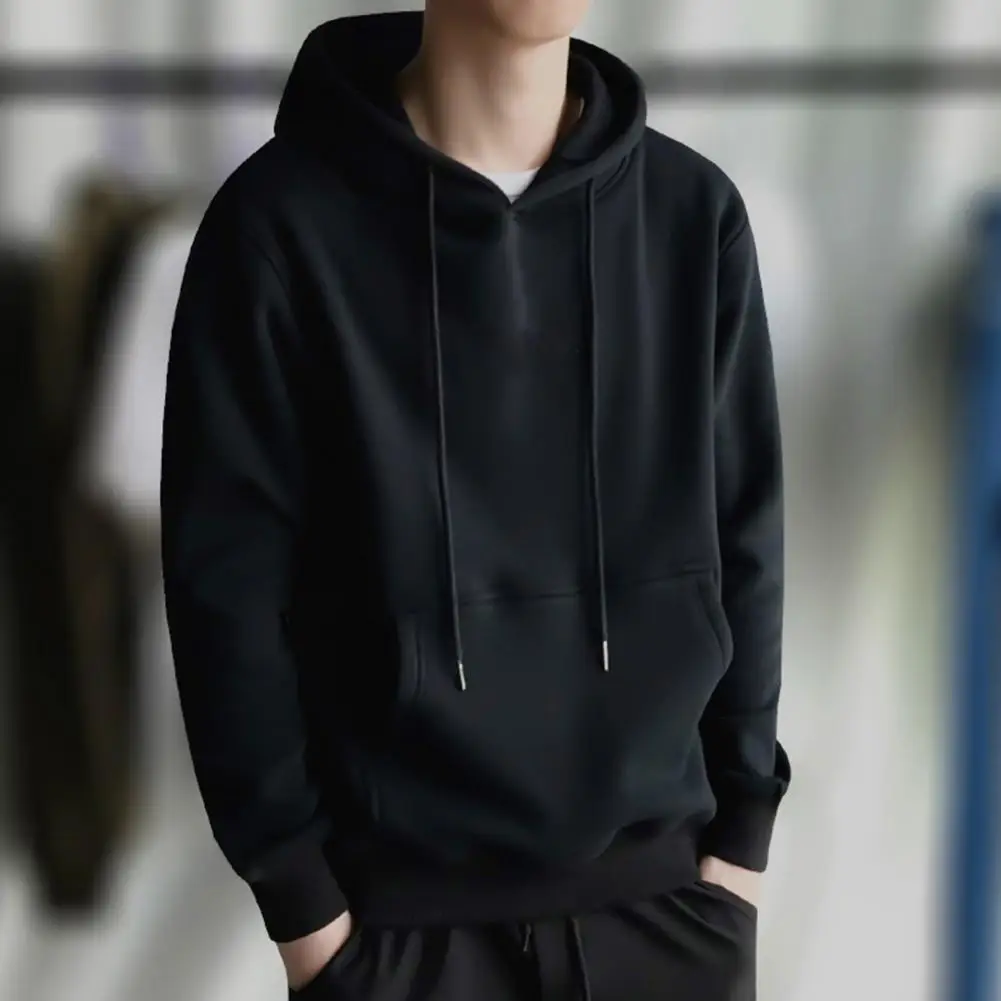 

Fashion Men's/Women's Hoodies Fleece Lining Hooded Sweatshirt Front Pocket Drawstring Autumn Male Pullover Streetwear sudaderas