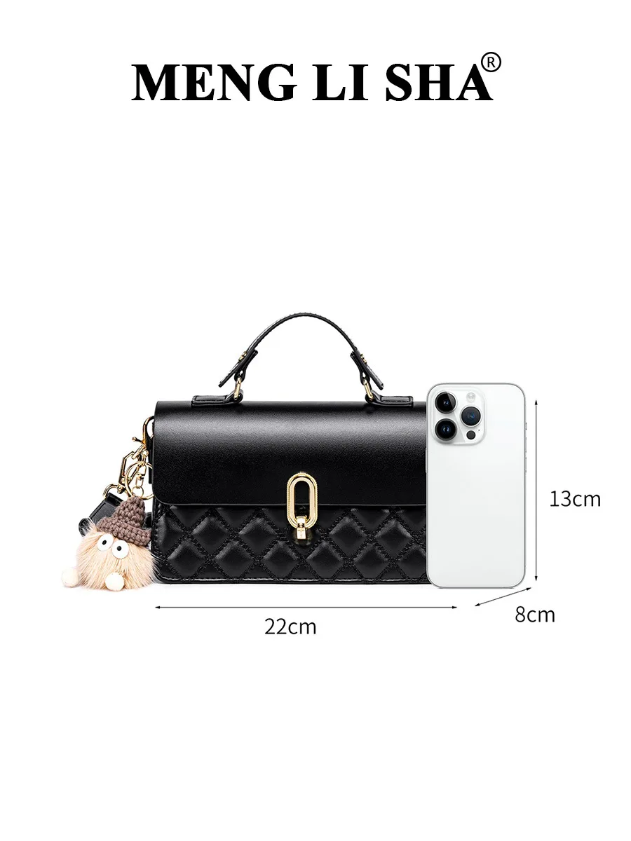 

2026 New High-End Textured Handbag for Women, Versatile for Commuting, Simple Single-Shoulder Crossbody Small Square Bag