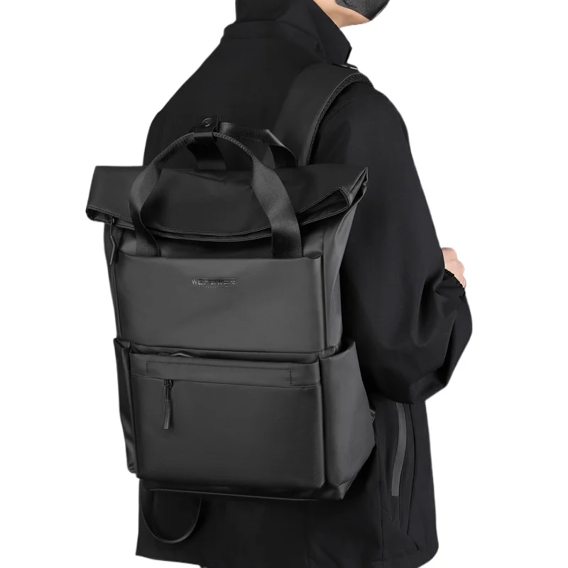 YoReAi New Nylon Fabric Backpack for Men Simple Large Casual Capacity  Multifunction School Students Bag Travel Package