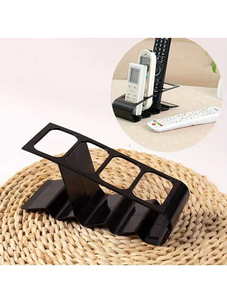 Support de télécommande à 4 fentes, organisateur de bureau en plastique Durable, gain de place ergonomique pour TV, maison, bureau, support de rangement polyvalent