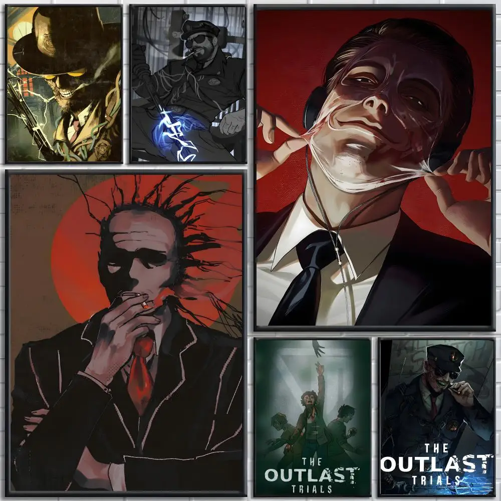 Game The Outlast Trials Poster posters for bedrooms and living rooms high definition cartoon movie-themed wall art.