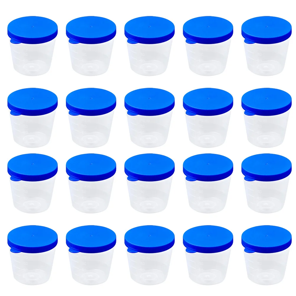 

100pcs 40Ml Plastic Specimen Cups Urine Container For Laboratory Pathology Histology Sample Collection Test Cup Liquid Storage