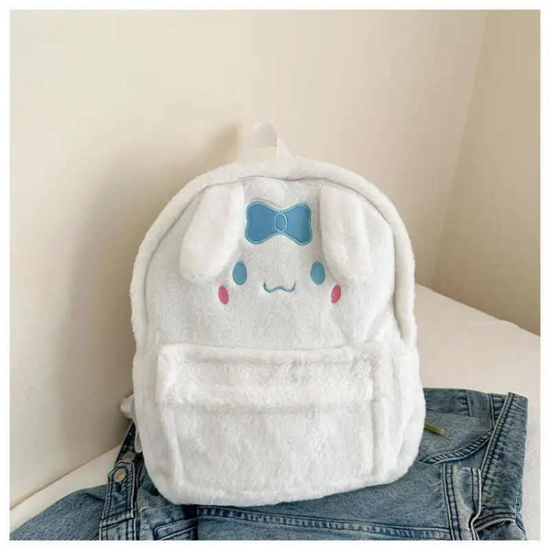 Ransel Boneka My Melody Kartun Baru Sanrio Anime Hello Kitty Cinnamoroll Kapasitas Besar Tas Boneka Lucu Hadiah untuk Siswi