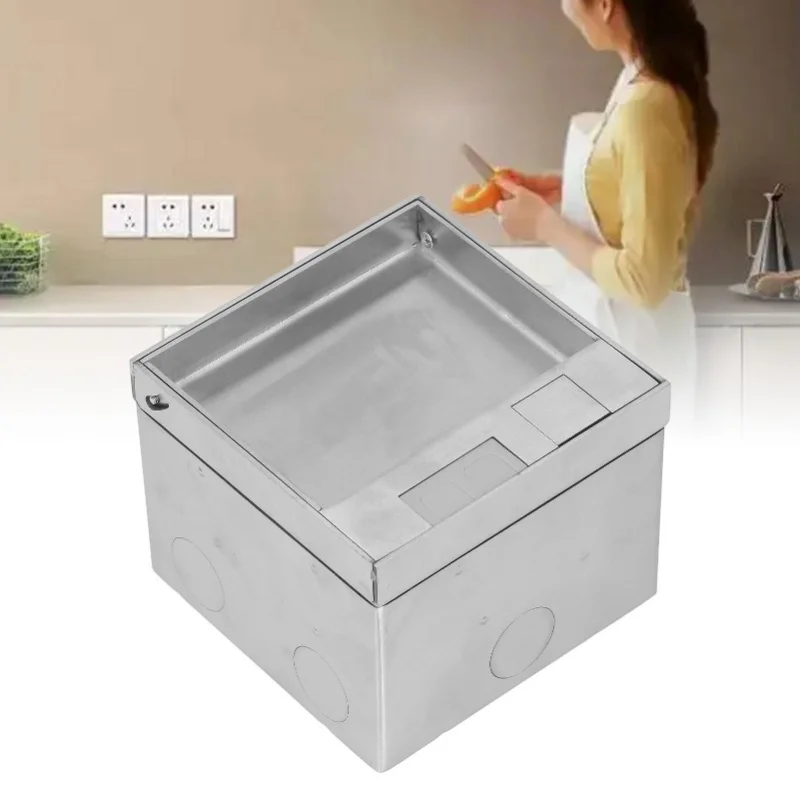 

Embedded Floor Socket Multi Ports Concealed Panel Receptacle Universal Power Outlet AC250V