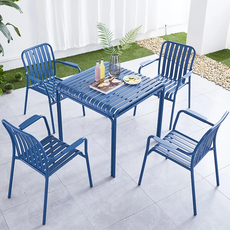 مجموعات أثاث الحدائق المتنقلة العالية، كراسي خارجية لمطعم القهوة، مجموعات أثاث حديقة الدراسة، أثاث حديقة موبليس الحديث