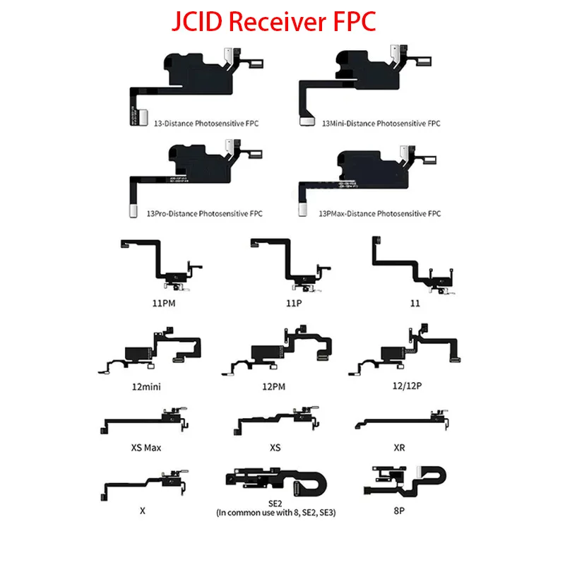 Original JC JCID V1SE True Tone programmer Dot Matrix Flex Cable Non removal Face ID Repair FPC battery repair flex Receiver