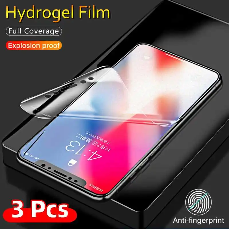 

3Pcs Anti Scratch Hydrogel Film For Oppo A56s A60 A58 A58x A57e A57s A57 5G 4G Screen Protector