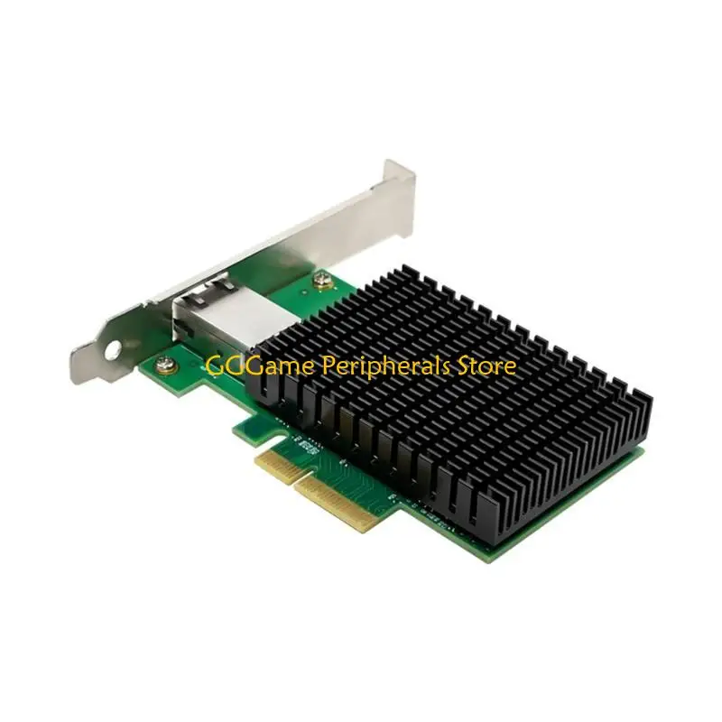 بطاقة خادم U55B AQ107 PCIeX4 10G بطاقة إيثرنت بمنفذ واحد لتحسين سرعة البيانات