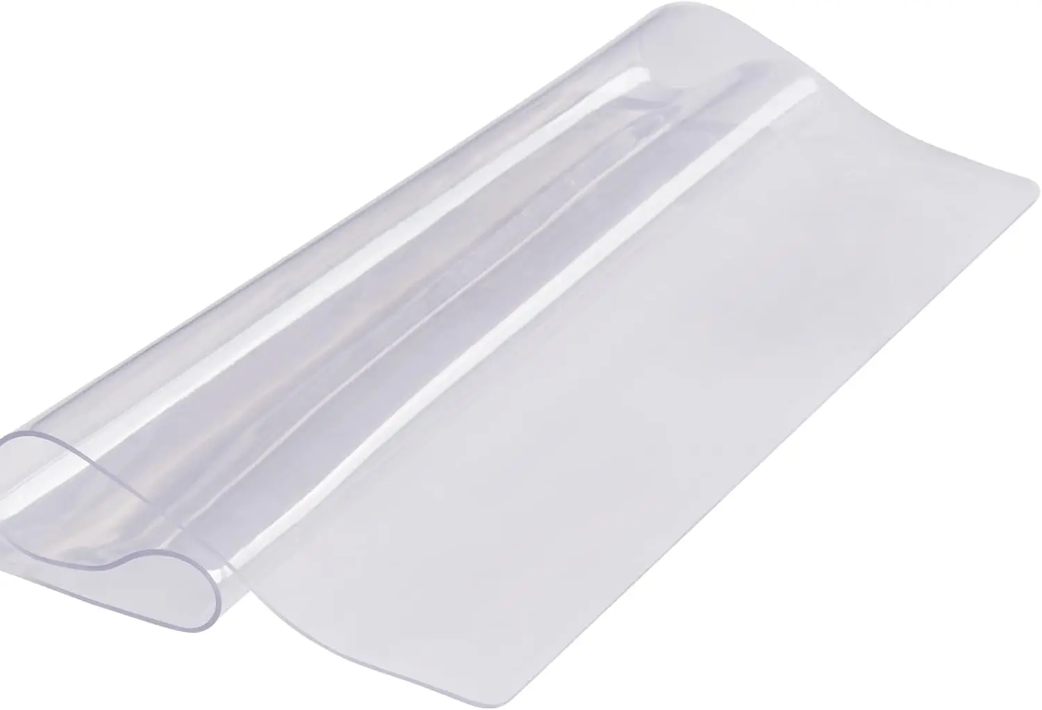 

Clear Table Cover Protector, 12" x 12"/305 x 305 mm, 1.5 mm Thick PVC Plastic Tablecloth, Waterproof Desktop Protector