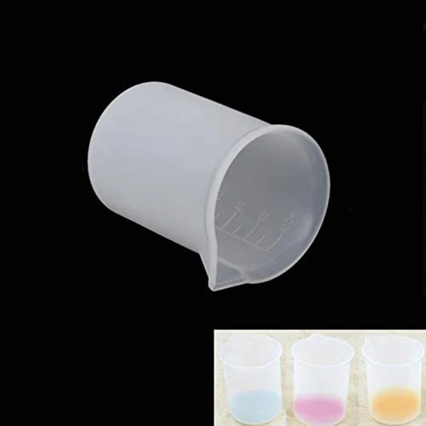 Silicone Tool Set , 3PCS 100Ml Epoxy Resin Mixing Cups With Silicone Mat,3PCS Silicone Stir Stick, 3Pcs Epoxy Resin Cups