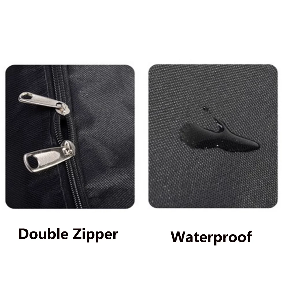 4 أكياس تخزين كبيرة مقاومة للماء ملابس السفر سحاب مزدوج حقيبة أكسفورد قابلة للطي المحمولة أكياس تخزين المنزل دائم