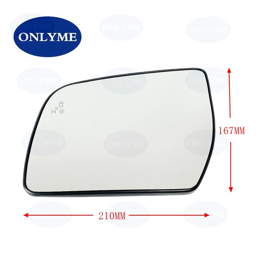 Heated Convex Heated Blind Spot Mirror glass For Ford RANGER (2012-2019) EVEREST 2015 2016 2017 2018 2019 2020 2021 2022