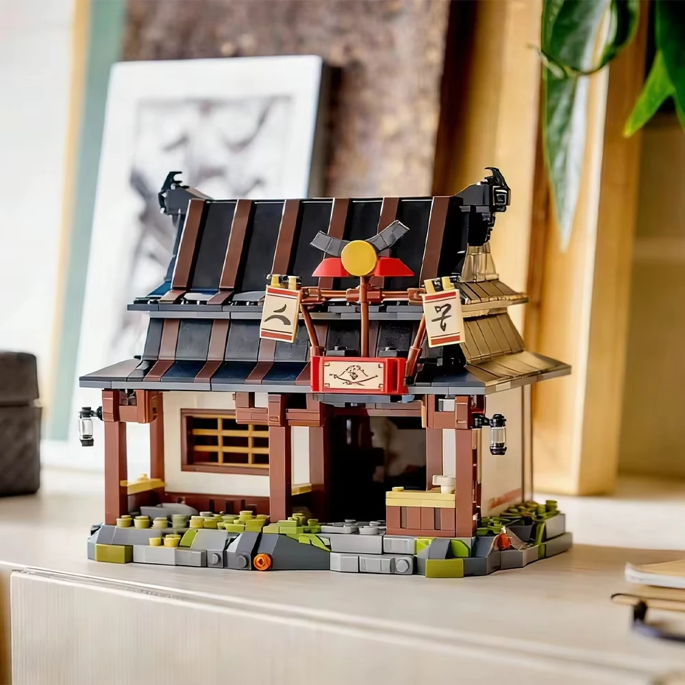 

New Product Four Weapons Blacksmith Shop 15th Anniversary Ninja Boy Assembling Phantom Building Blocks 71858 Children's Toy Gift