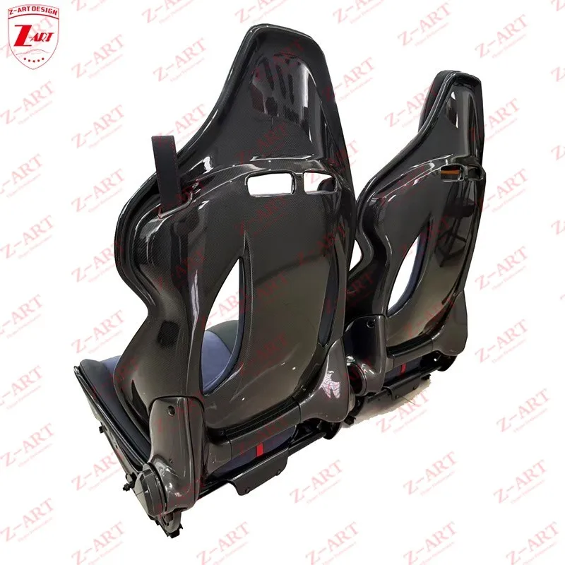 Z-ART SF90 Dry Carbon Fiber Seat for Ferrari 296 Dry Carbon Fiber Bucket Seat For Ferrari SF90 296
