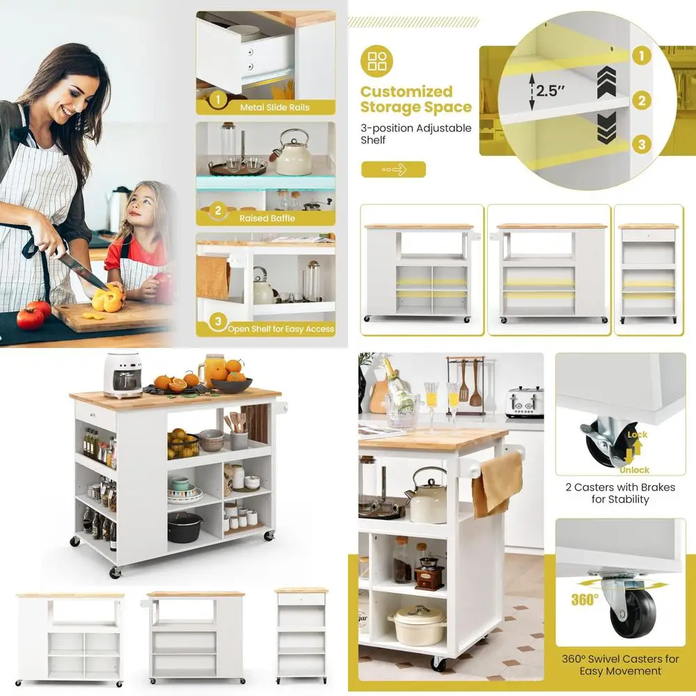 White Rolling Kitch…