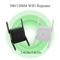 1200M Wireless Repeater WIFi Signal Amplifier Single/Dual Band 2.4GHz/5.8GHz for US/EU/UK Suitable for Home Small Office