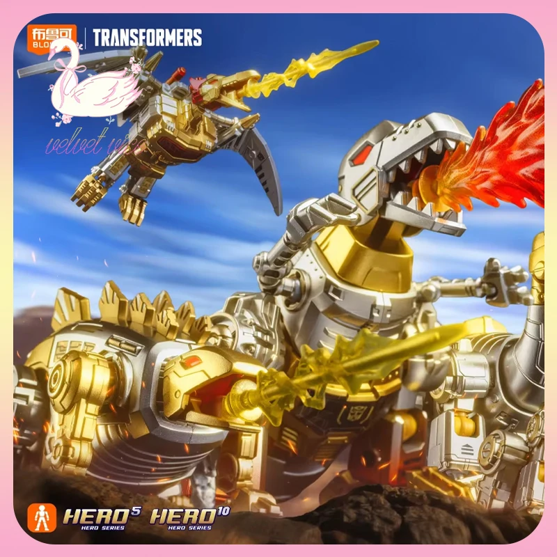 Original Blokees Transformers 2026 X Yearly Version Series Blind Box Dinosaurs Deserted Anime Peripheral Collection Toy Boy Gift